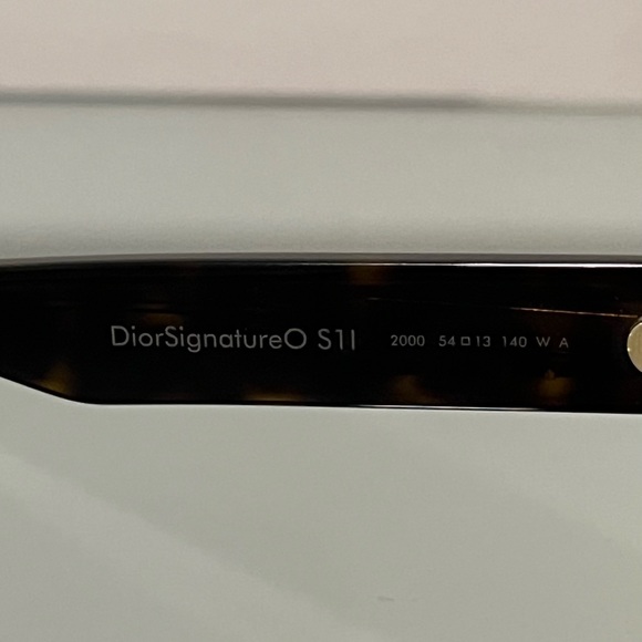 COPY - DiorSignatureO S1I. prescription lens scratched*BLACK TORTOISE* - Picture 2 of 5